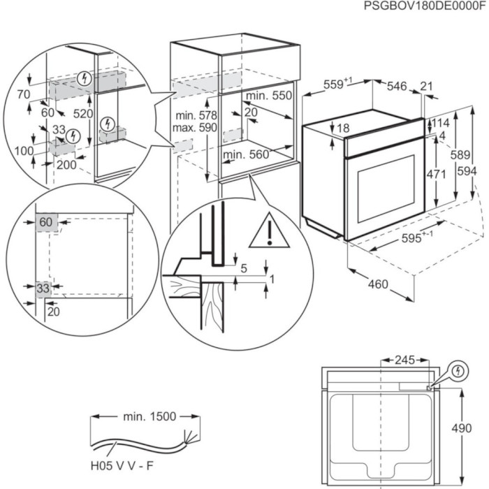 Духова шафа AEG BPE748380B