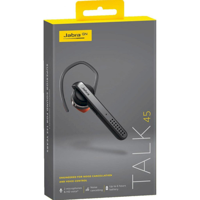 Bluetooth гарнітура JABRA Talk 45 Silver (100-99800900)