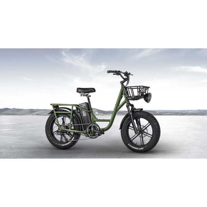 Электровелосипед FIIDO T1 V3 20" Dark Green (750W)