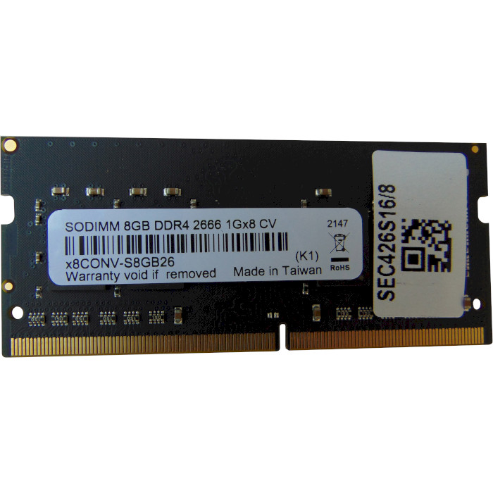 Модуль памяти SAMSUNG SO-DIMM DDR4 2666MHz 8GB (SEC426S16/8)