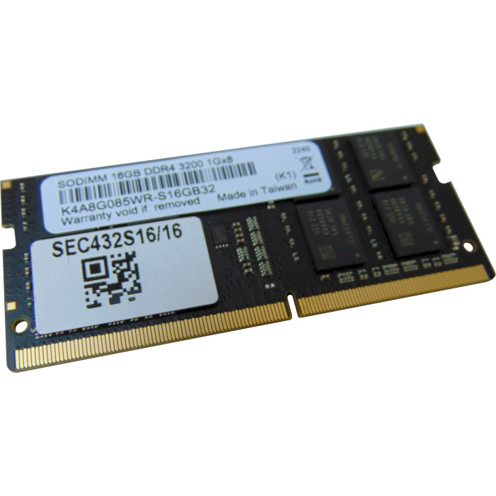 Модуль памяти SAMSUNG SO-DIMM DDR4 3200MHz 16GB (SEC432S16/16)