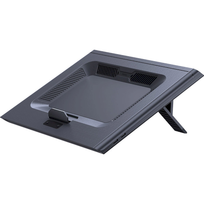 Подставка для ноутбука BASEUS ThermoCool Heat-Dissipating Laptop Stand (Turbo Fan Version) Gray (LUWK000013)