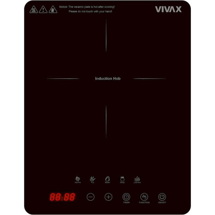 Настільна індукційна плита VIVAX HPI-2000TP