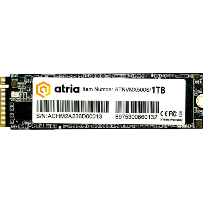 SSD диск ATRIA MX500S 1TB M.2 NVMe (ATNVMX500S/1024)