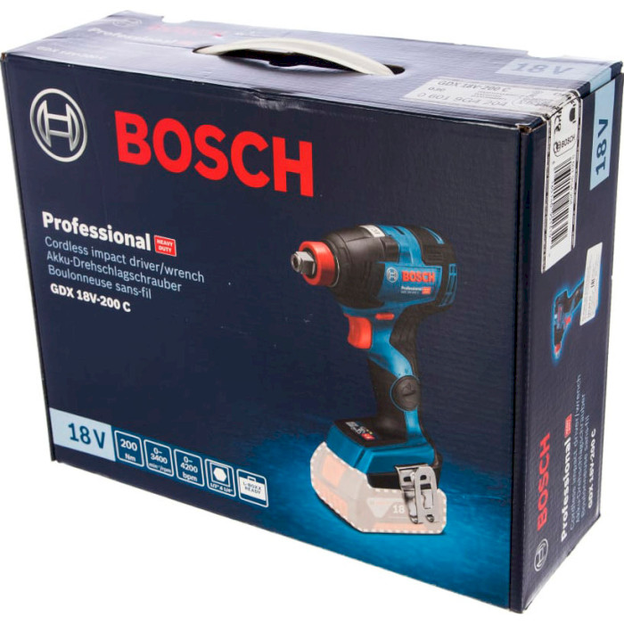 Акумуляторний гайкокрут BOSCH GDX 18V-200 C Professional (0.601.9G4.204)