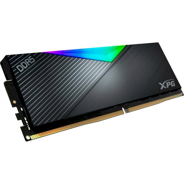 Модуль памяти ADATA XPG Lancer RGB Black DDR5 6400MHz 32GB Kit 2x16GB (AX5U6400C3216G-DCLARBK)