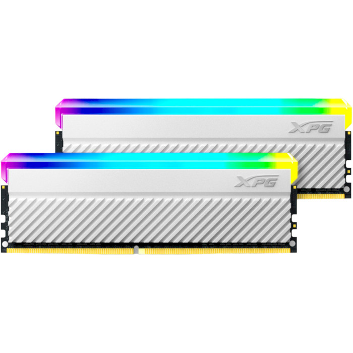 Модуль пам'яті ADATA XPG Spectrix D45G RGB White DDR4 3600MHz 32GB Kit 2x16GB (AX4U360016G18I-DCWHD45G)