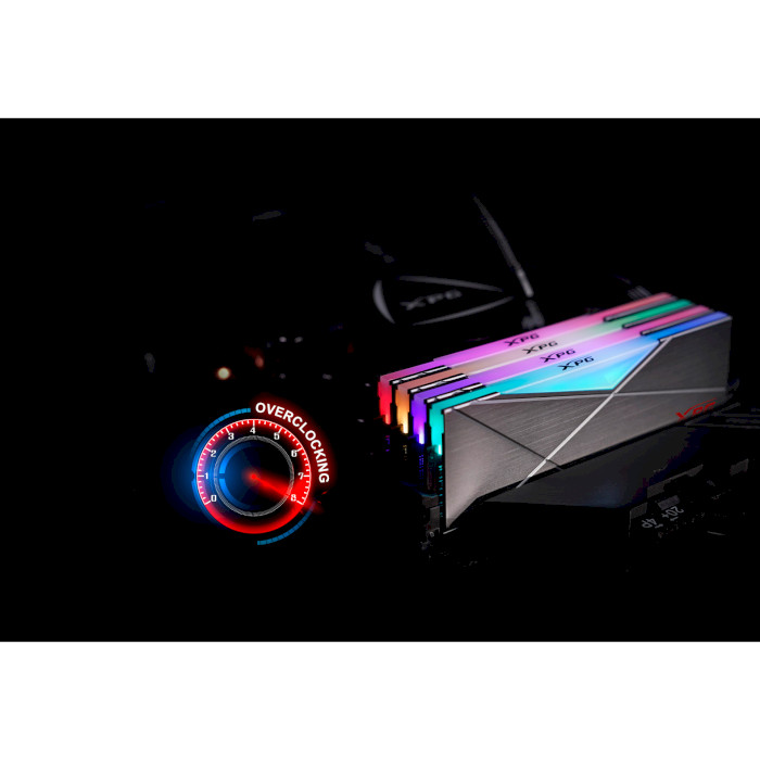 Модуль пам'яті ADATA XPG Spectrix D50 RGB White DDR4 3600MHz 64GB Kit 4x16GB (AX4U360016G18I-QCWH50)