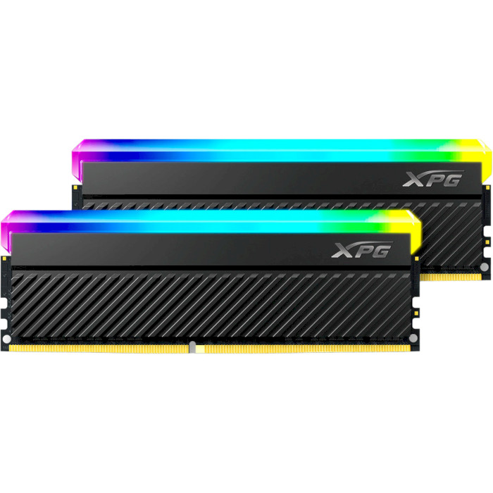 Модуль памяти ADATA XPG Spectrix D45G RGB Black DDR4 3600MHz 32GB Kit 2x16GB (AX4U360016G18I-DCBKD45G)