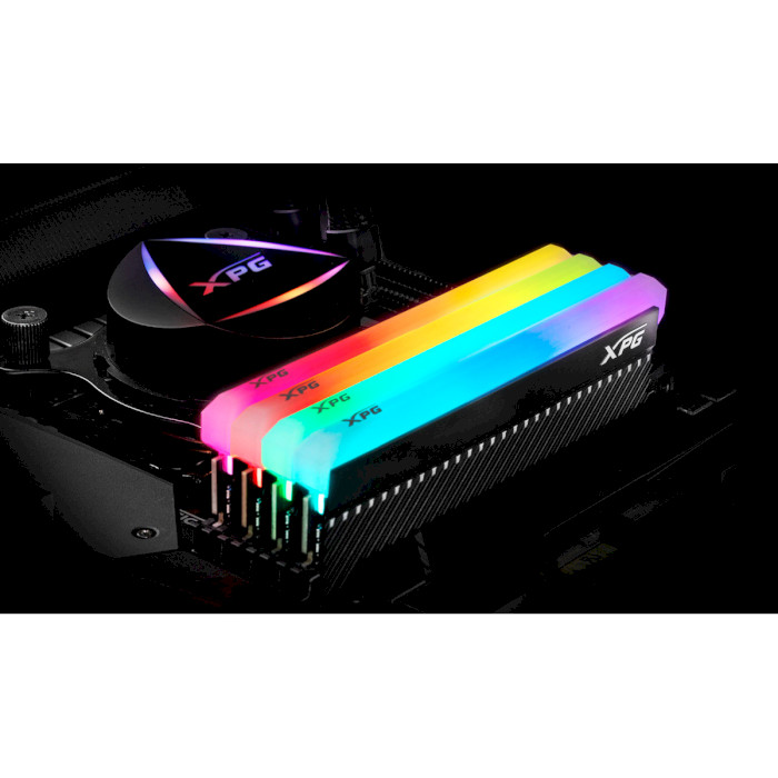 Модуль пам'яті ADATA XPG Spectrix D45G RGB Black DDR4 3600MHz 32GB Kit 2x16GB (AX4U360016G18I-DCBKD45G)