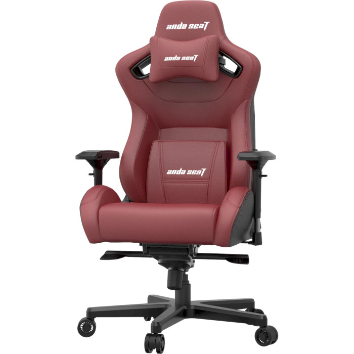 Крісло геймерське ANDA SEAT Kaiser 2 Black/Maroon Size XL