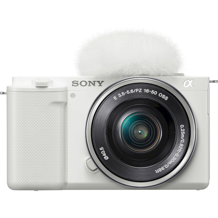 Фотоапарат SONY Alpha ZV-E10 Kit White 16-50 mm f/3.5-5.6 OSS (ZVE10LW.CEC)