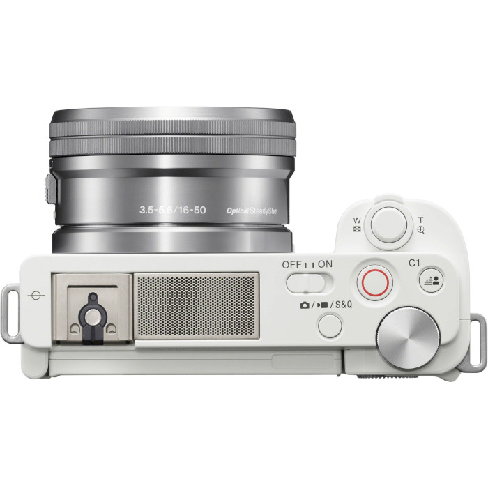 Фотоапарат SONY Alpha ZV-E10 White 16-50 mm f/3.5-5.6 OSS (ZVE10LW.CEC)