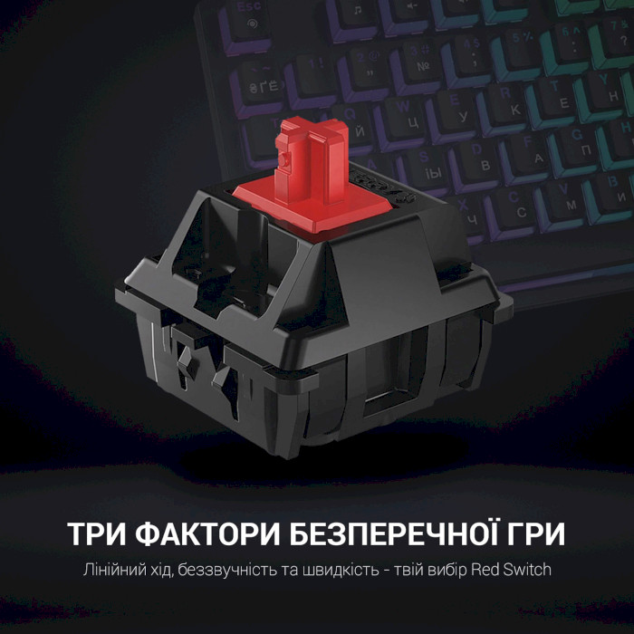 Клавіатура GAMEPRO MK85R Red Switch