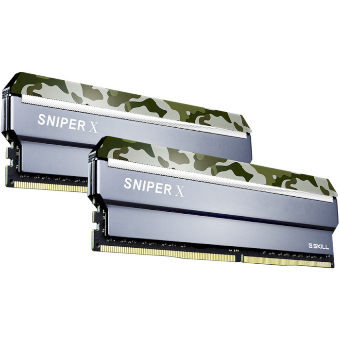 Модуль памяти G.SKILL Sniper X Classic Camo DDR4 3200MHz 32GB Kit 2x16GB (F4-3200C16D-32GSXFB)
