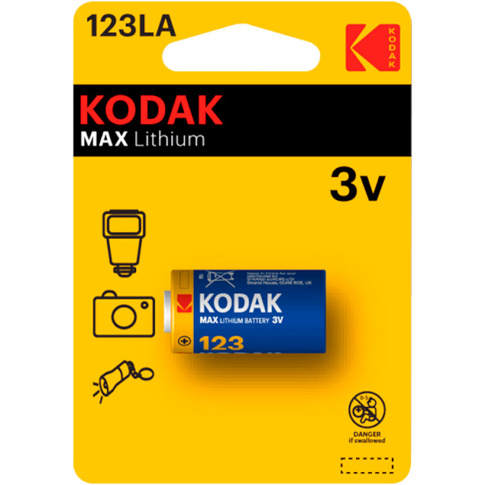 Батарейка KODAK Max CR123A (30956223)