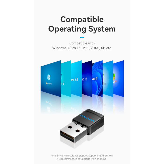 Wi-Fi адаптер VENTION AC600 Dual Band USB