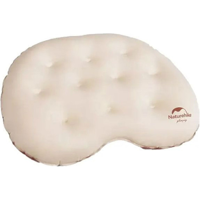 Подушка туристическая NATUREHIKE Sponge Silent Inflatable Pillow Beige (CNH22DZ011-BG)
