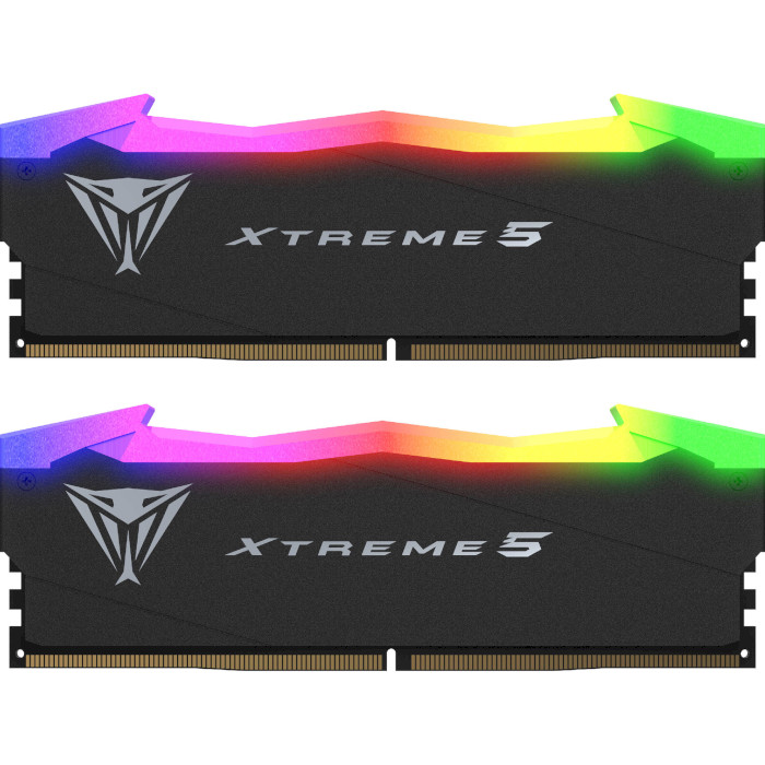 Модуль пам'яті PATRIOT Viper Xtreme 5 RGB DDR5 7800Mhz 32GB Kit 2x16GB (PVXR532G78C38K)