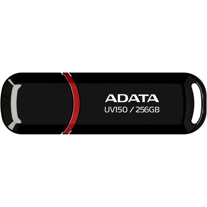 Флэшка ADATA UV150 256GB Black (AUV150-256G-RBK)
