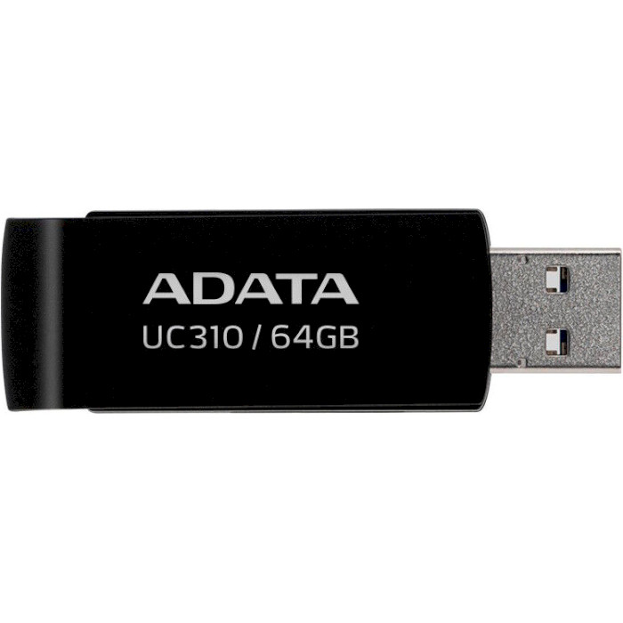 Флэшка ADATA UC310 USB3.2 64GB Black (UC310-64G-RBK)