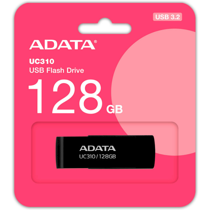 Флешка ADATA UC310 128GB Black (UC310-128G-RBK)