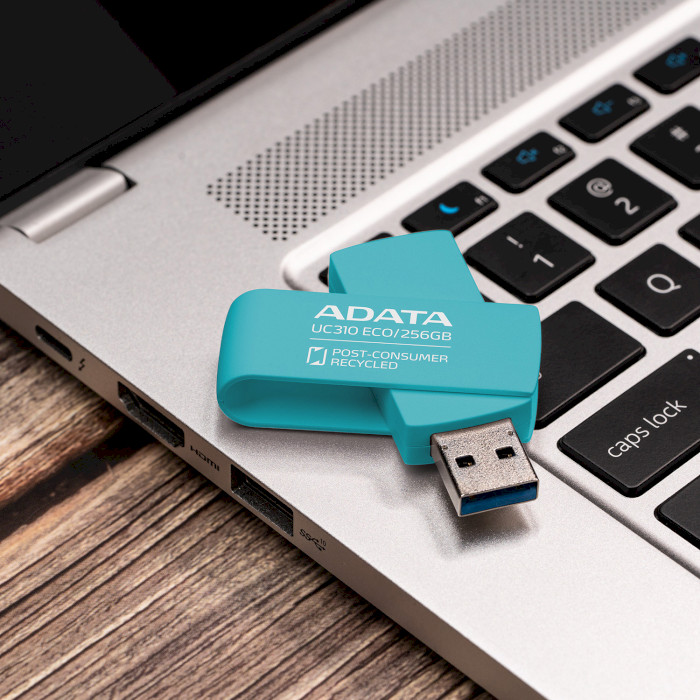 Флэшка ADATA UC310 Eco 32GB USB3.2 Green (UC310E-32G-RGN)