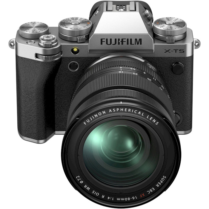 Фотоаппарат FUJIFILM X-T5 Kit Silver XF 16-80mm F4 R OIS WR (16782600)