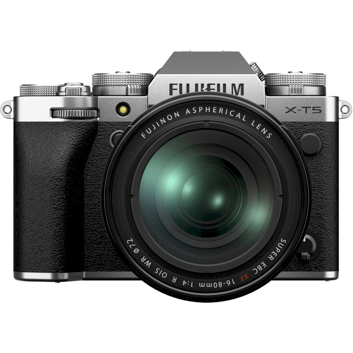 Фотоапарат FUJIFILM X-T5 Kit Silver XF 16-80mm F4 R OIS WR (16782600)