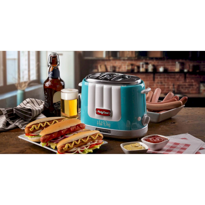 Аппарат для приготовления хот-догов ARIETE 206 Party Time Hot Dog Maker Blue (00C020601AR0)