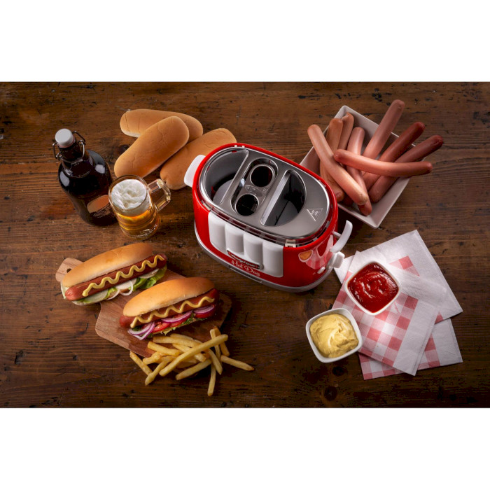 Аппарат для приготовления хот-догов ARIETE 206 Party Time Hot Dog Maker Red (00C020600AR0)