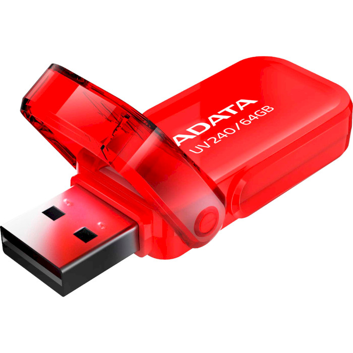 Флэшка ADATA UV240 64GB USB2.0 Red (AUV240-64G-RRD)