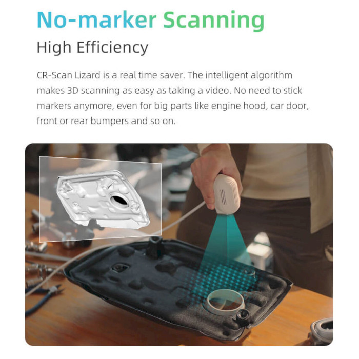 Портативний 3D сканер CREALITY CR-Scan Lizard Premium Kit (4008050028)