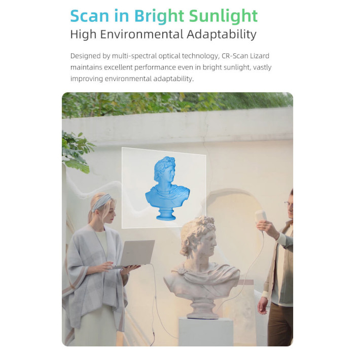 Портативний 3D сканер CREALITY CR-Scan Lizard Premium Kit (4008050028)