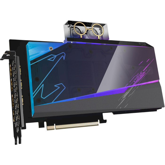 Видеокарта AORUS GeForce RTX 4070 Ti 12GB Xtreme WaterForce WB (GV-N407TAORUSX WB-12GD)