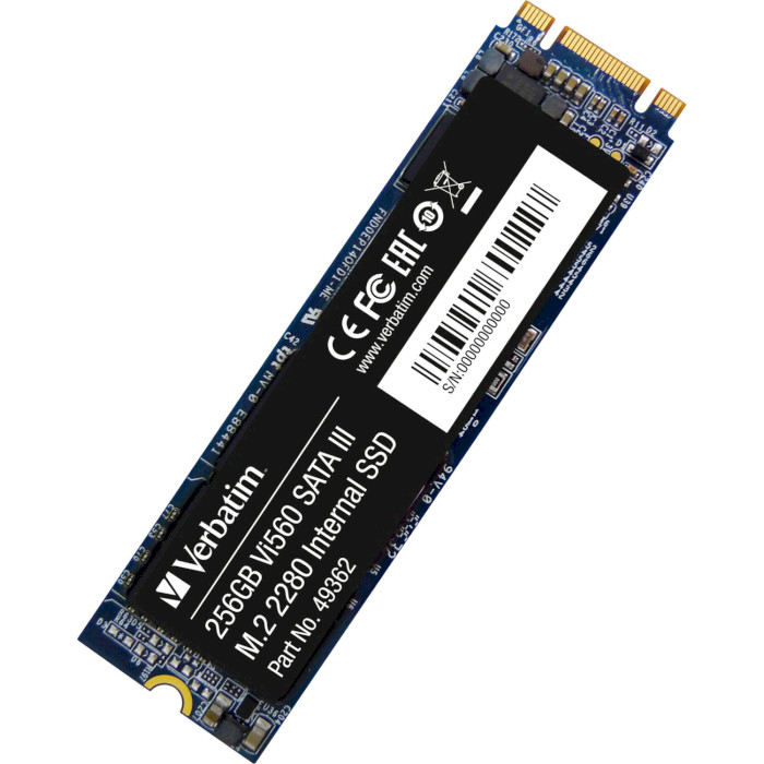 SSD диск VERBATIM Vi560 S3 256GB M.2 SATA (49362)