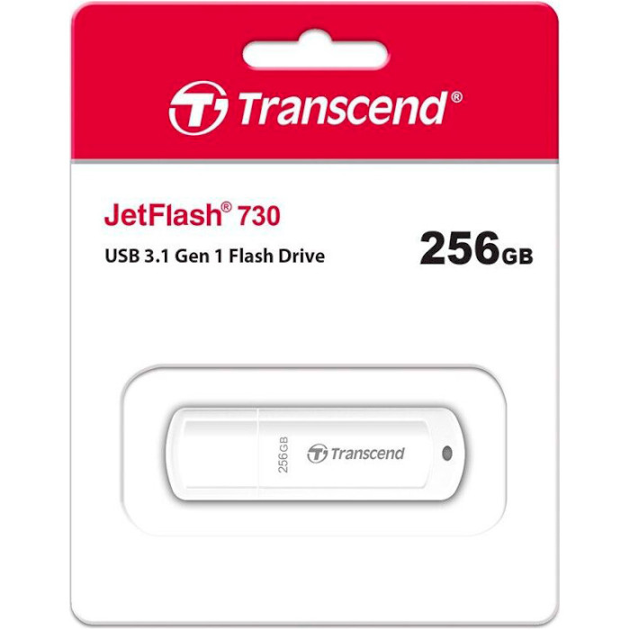 Флешка TRANSCEND JetFlash 730 256GB White (TS256GJF730)