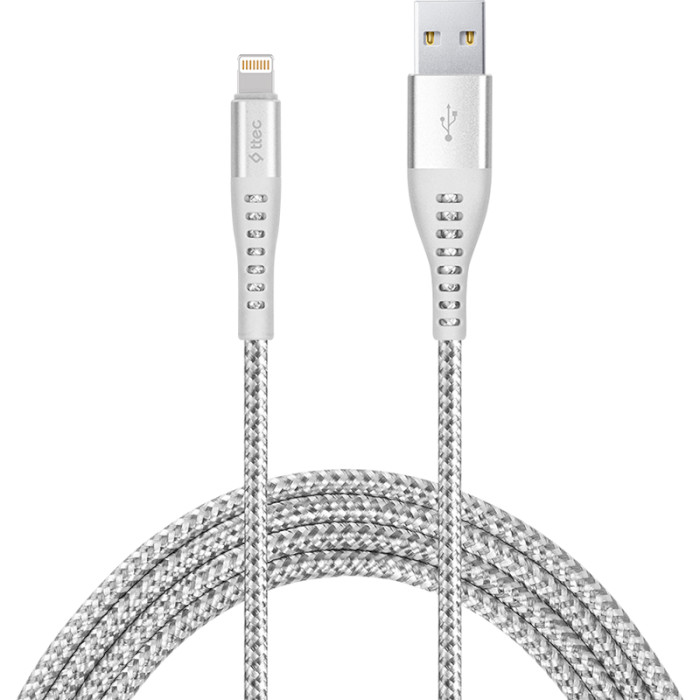 Кабель TTEC 2DKX01 ExtremeCable USB-A/Lightning 1.5м Silver (2DKX01LG)