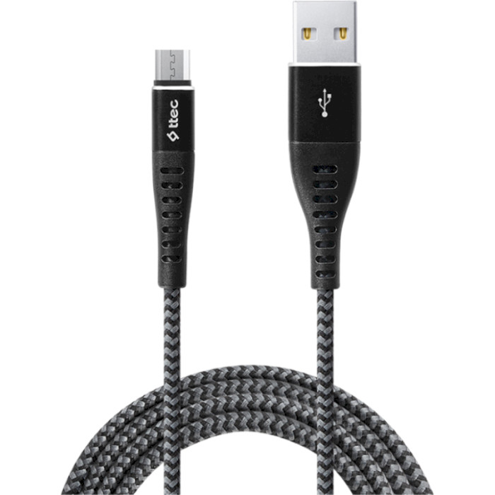 Кабель TTEC 2DKX03 ExtremeCable USB-A/Micro-USB 1.5м Black (2DKX03MS)