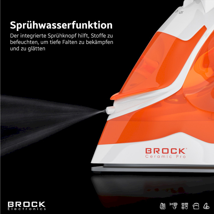 Утюг BROCK BSI 2012 OR