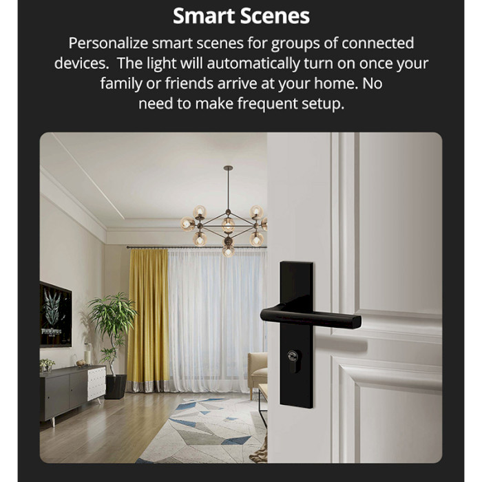 Розумний вимикач SONOFF Smart Wall Touch Switch 2-button White (T2EU2C-TX)