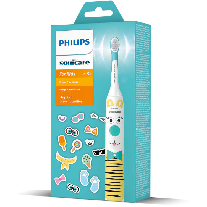 Электрическая детская зубная щётка PHILIPS Sonicare for Kids Design a Pet Edition (HX3601/01)