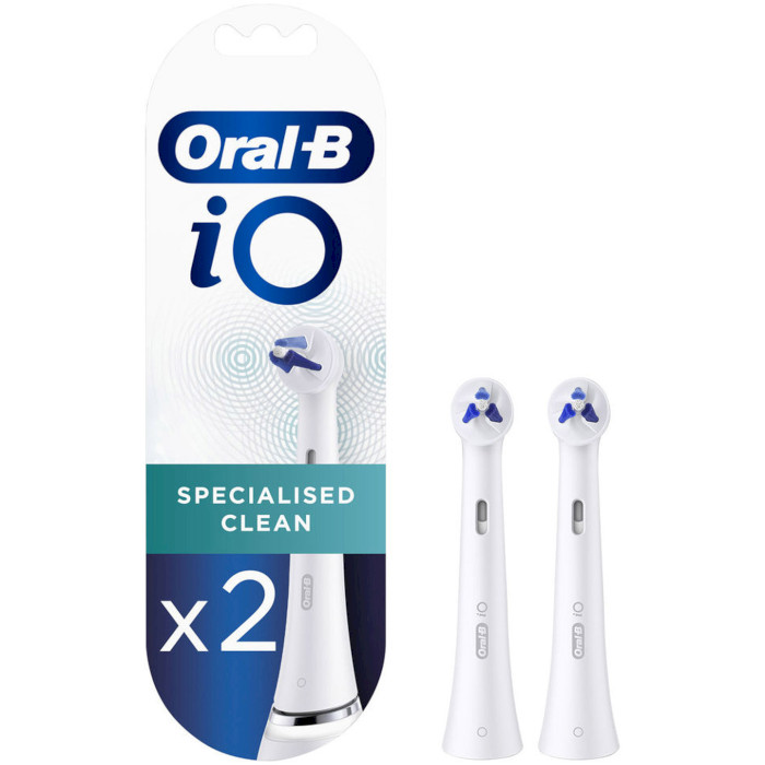 Насадка для зубной щётки BRAUN ORAL-B iO Specialised Clean White 2шт (80364187)