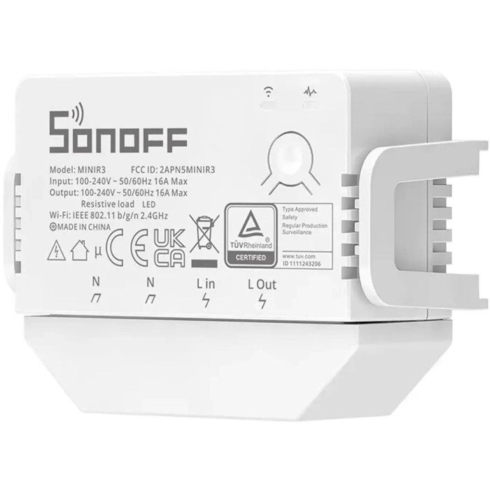 Розумний Wi-Fi перемикач (реле) SONOFF Mini R3