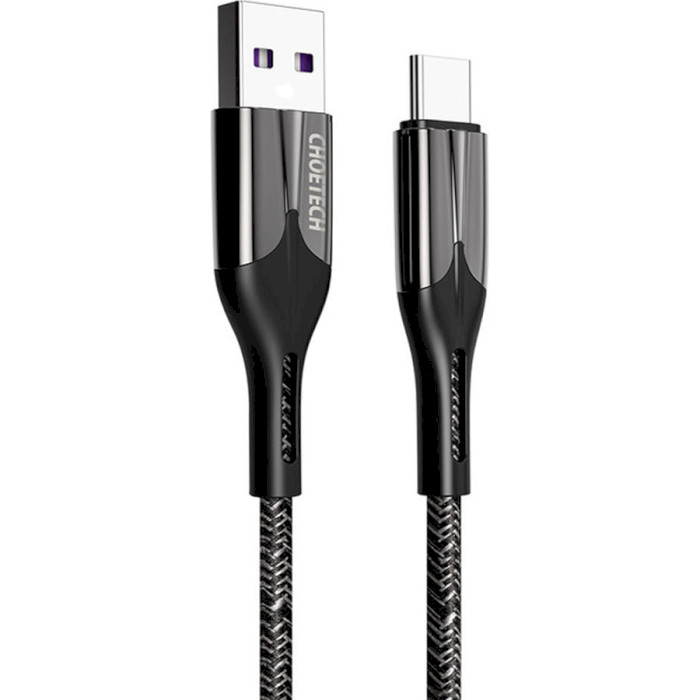 Кабель CHOETECH AC0013 USB-A to Type-C 25W Cable 1.2м Black (AC0013-BK)