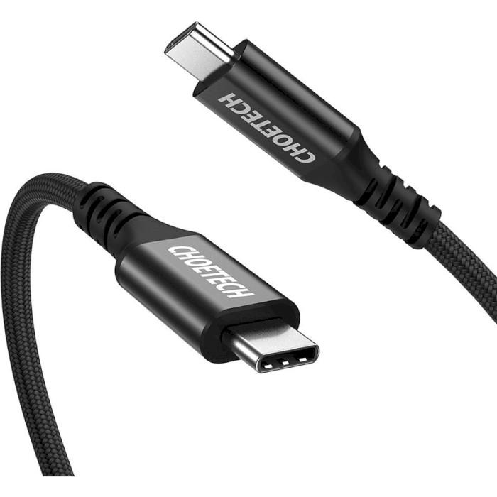 Кабель CHOETECH XCC-1007 Type-C to Type-C 100W Cable 2м Black