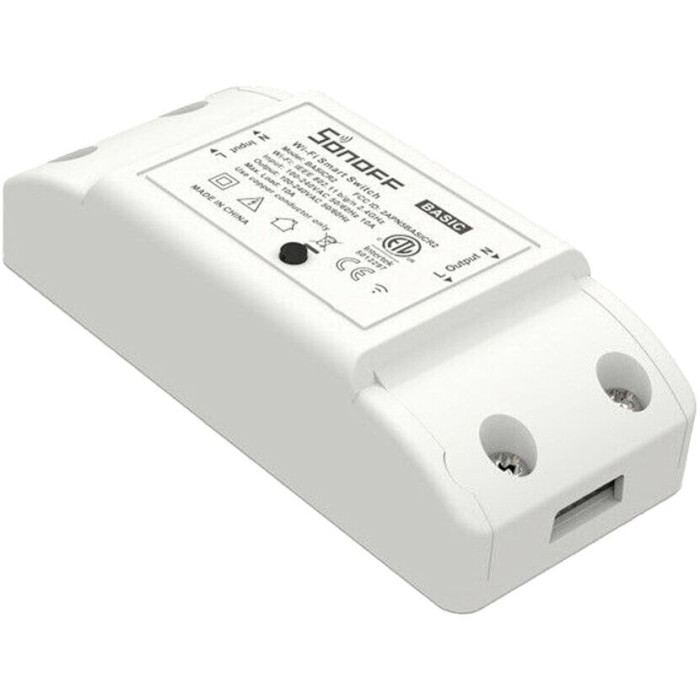 Розумний Wi-Fi перемикач (реле) SONOFF Basic R2 Wi-Fi Smart Switch