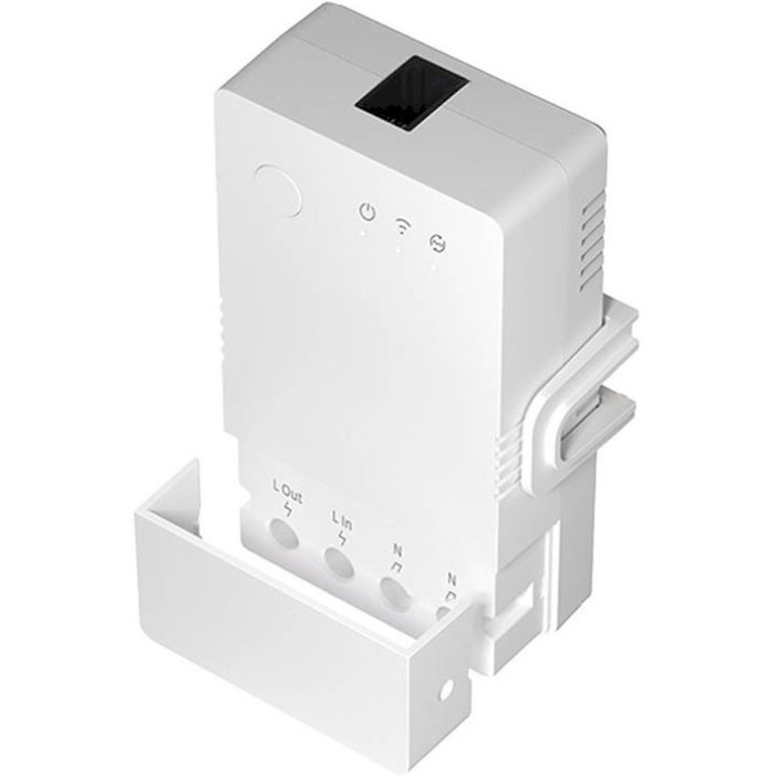 Wi-Fi вимикач-реле на DIN рейку з датчиком температури та вологості SONOFF TH20 Origin Smart Temperature and Humidity Monitoring Switch (THR320)