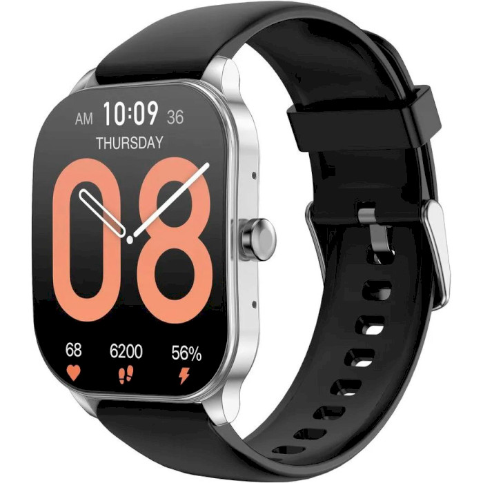 Смарт-годинник AMAZFIT Pop 3S 49mm Silver (6972596107095)