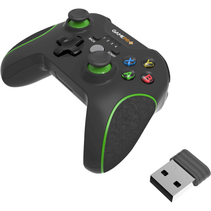 Геймпад GAMEPRO MG650B Black/Green